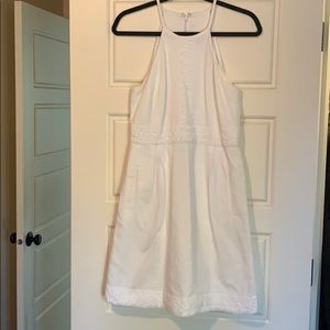 Michael Michael Kors white halter dress